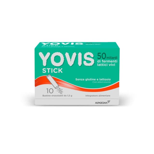 Probióticos con bacterias del ácido láctico – 10 sobres | YOVIS Stick
