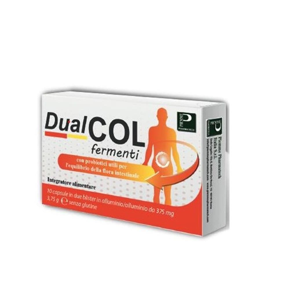 Dualcol Fermenti probióticos con bacterias lácticas – 10 cápsulas