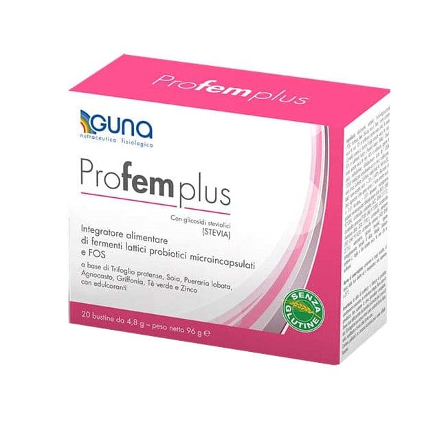 Isoflavonas de Soja + Probióticos con Bacterias Lácticas – 20 sobres | PROFEM PLUS