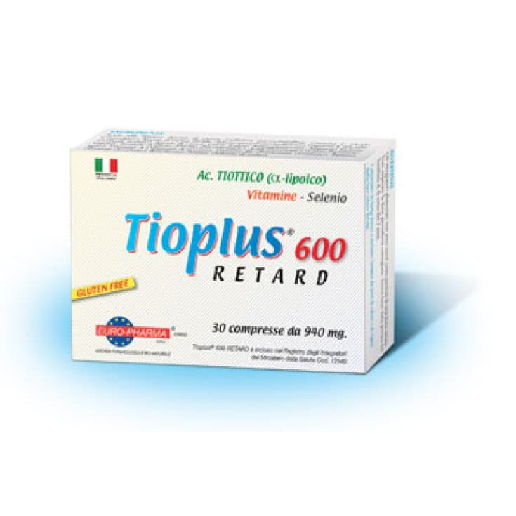 Ácido Alfa-Lipoico – 30 comprimidos | Tioplus 600 Retard