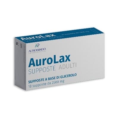 Aurolax Supositorios 2500 mg – 18 supositorios