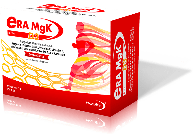 Magnesio + Potasio – 20 sobres | Era MGK D3
