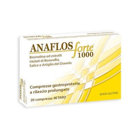 Bromelina + Incienso (Boswellia) – 20 comprimidos | Anaflos Forte