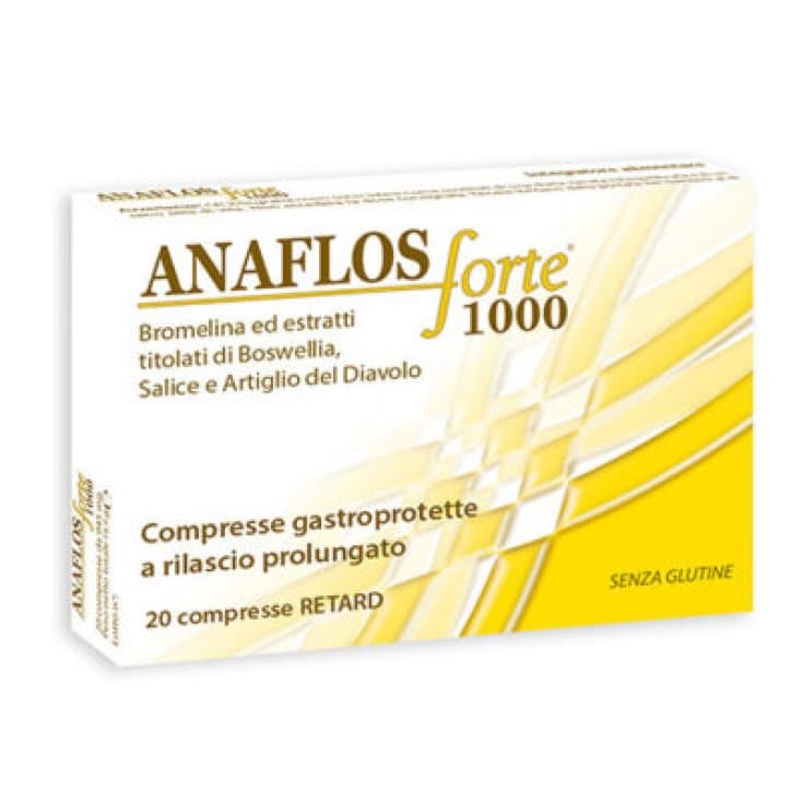 Bromelina + Incienso (Boswellia) – 20 comprimidos | Anaflos Forte