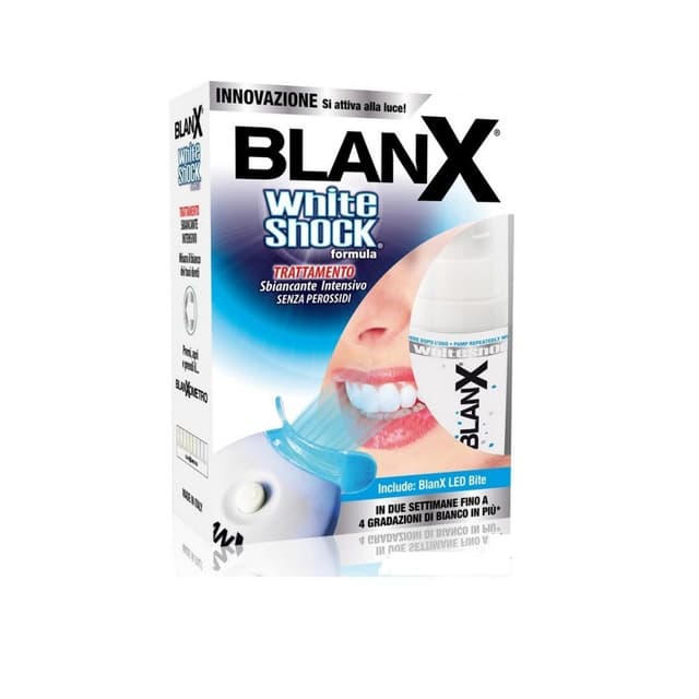 BlanX White Shock Treatment – Blanqueamiento dental con LED Bite
