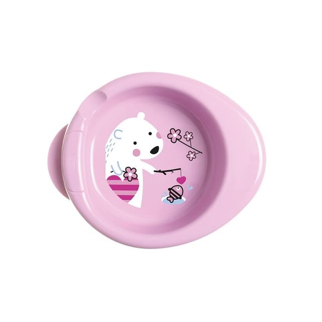 Chicco Plato Térmico para Bebés 6M+ rosa – Plato infantil con cámara de agua