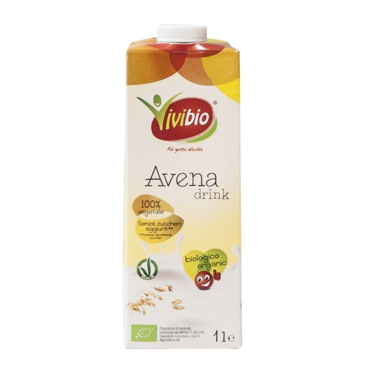Vivibio Bebida de Avena sin gluten – Bebida vegetal de avena