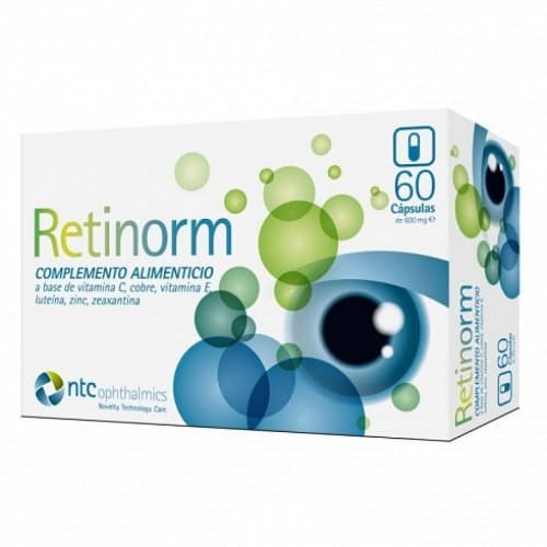Luteína + Zeaxantina – 60 cápsulas de 600 mg | Retinorm