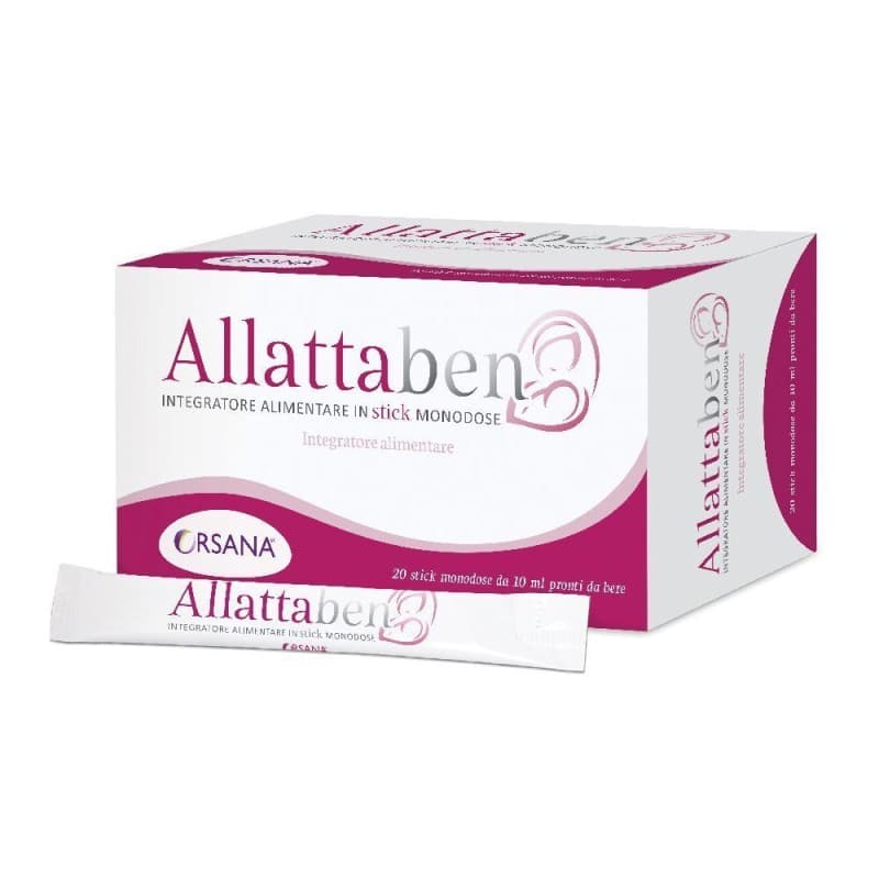 Omega-3 + Vitamina D – 20 sticks de 10 ml | Allattaben