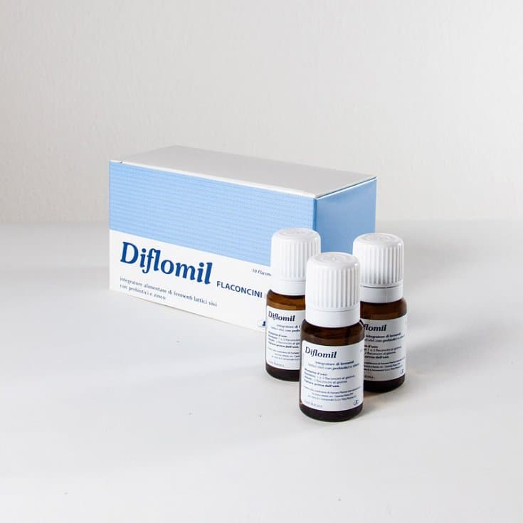 Probióticos con bacterias lácticas + Zinc – 10 ampollas de 9 ml | Diflomil