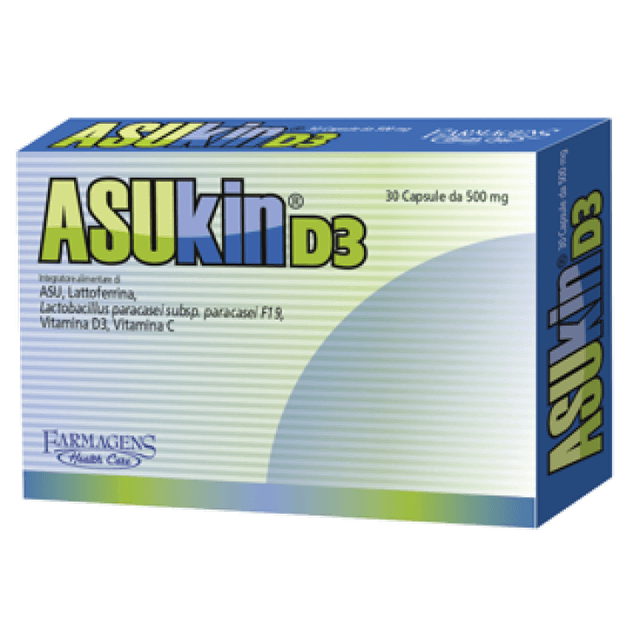Vitamina D3 10 µg + Vitamina E – 30 cápsulas de 450 mg | Asukin D3