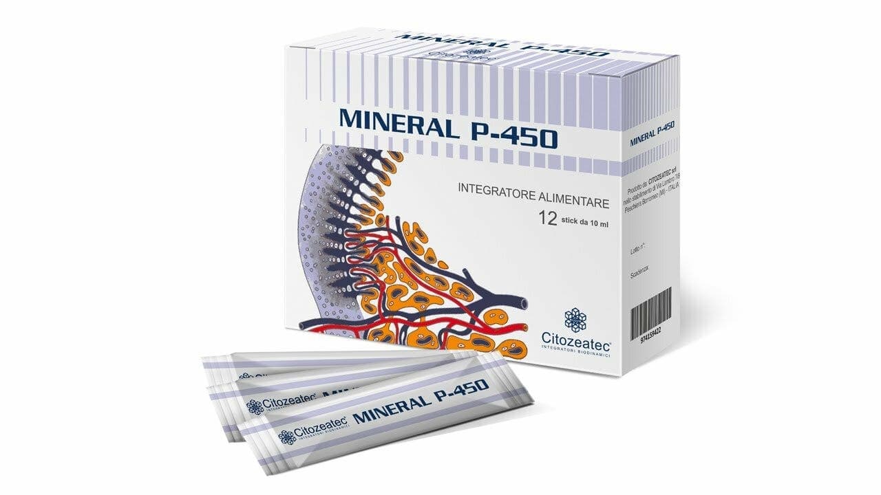 Magnesio + Calcio – 12 sobres de 10 ml | Mineral P 450
