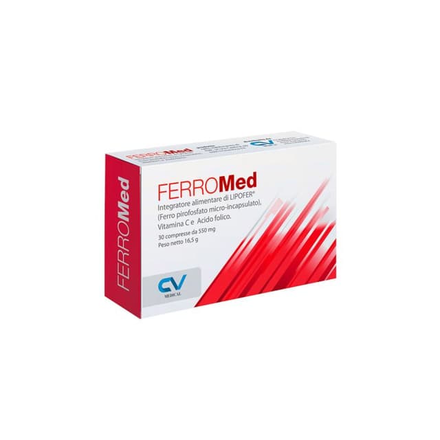 Hierro + Vitamina C – 30 comprimidos | Ferromed