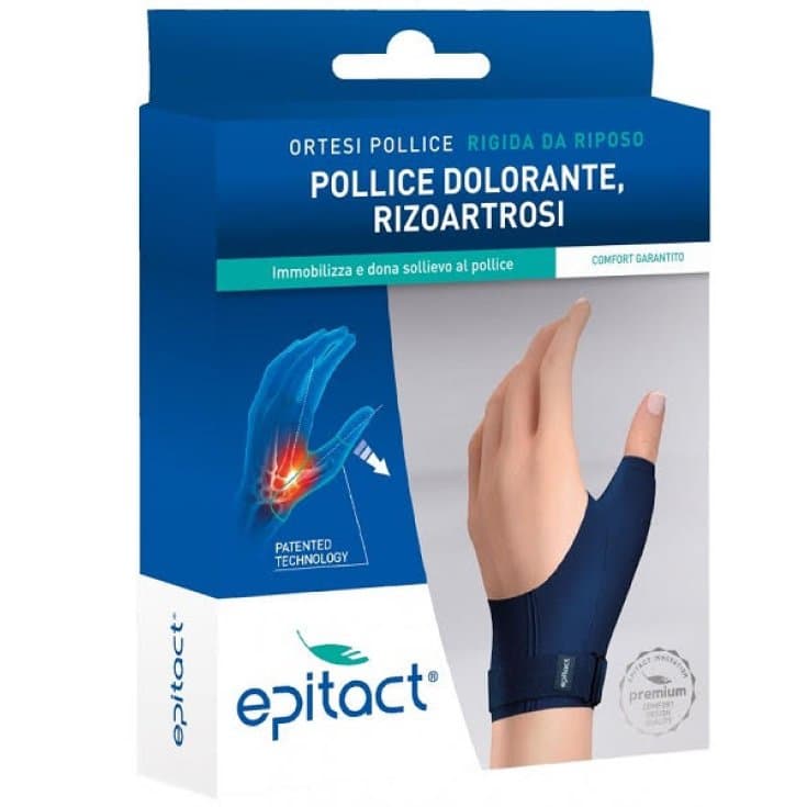 Epitact Órtesis rígida de pulgar izquierda, talla M – Férula de reposo