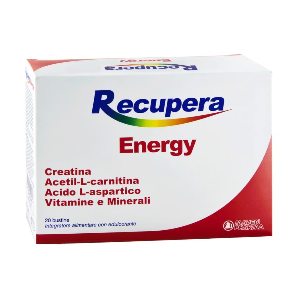RECUPERA Energy – Creatina + Magnesio – 20 sobres