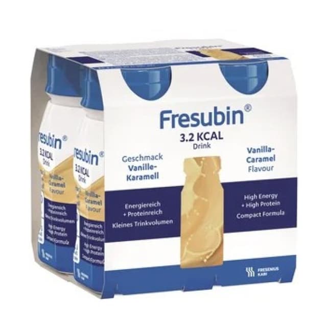 Fresubin 3.2 kcal Drink Vainilla-Caramelo – 4 x 125 ml