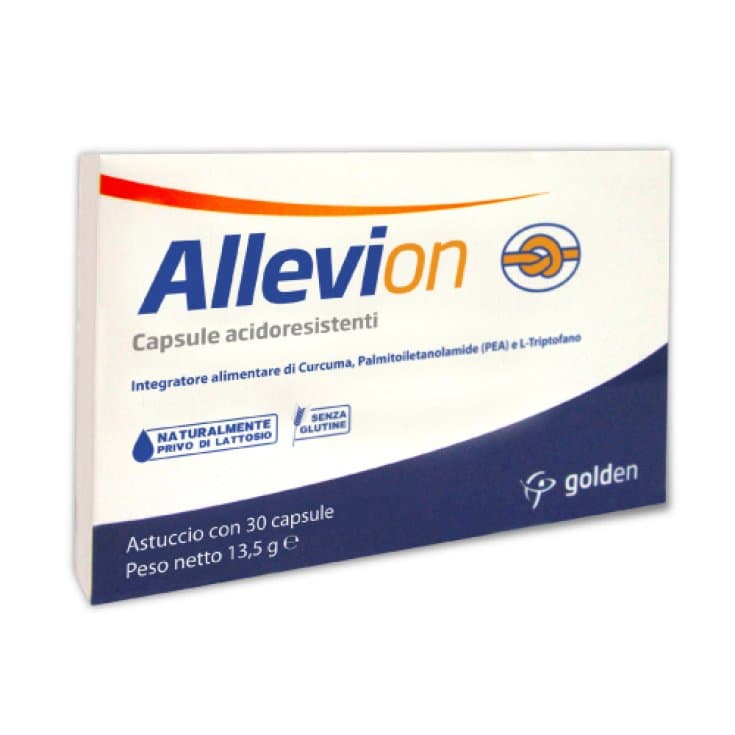 Allevion – Cúrcuma 300 mg + Palmitoiletanolamida (PEA) – 30 cápsulas