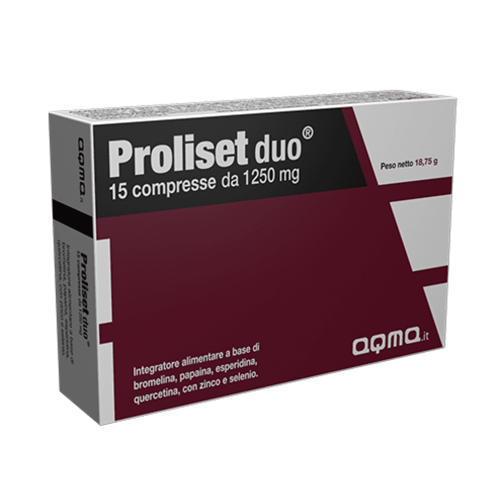 Bromelina + Zinc – 15 comprimidos | Proliset Duo