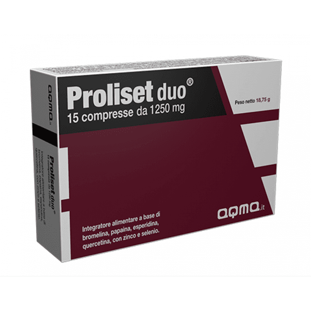 Bromelina + Zinc – 15 comprimidos | Proliset Duo