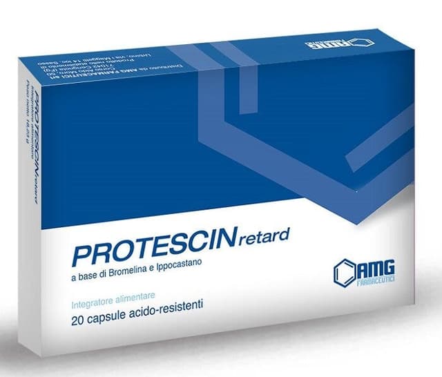 Castaño de Indias 400 mg + Escina – 20 cápsulas | Protescin Retard