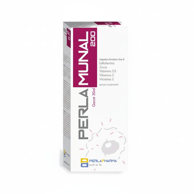 Lactoferrina + Zinc – Frasco de 30 ml | Perlamunal 200 Gotas