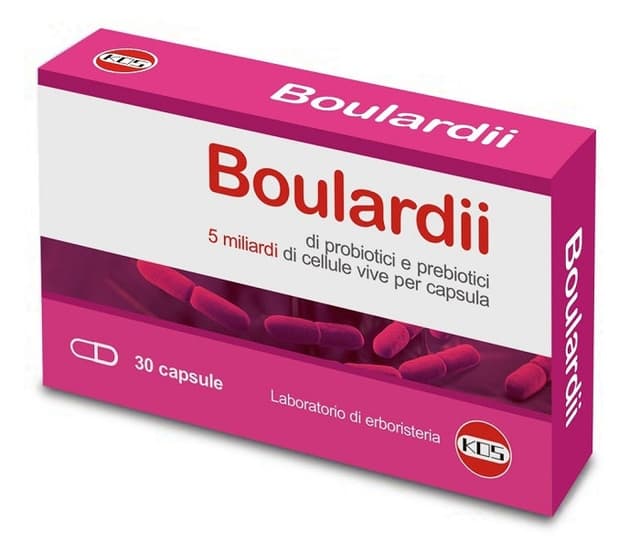 Saccharomyces boulardii + Inulina – 30 cápsulas KOS | Boulardii 5 Mil Millones