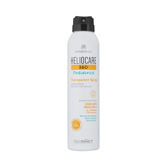 Heliocare 360 Ped Transparent Spray – Protector solar infantil
