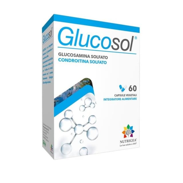 Glucosamina + Condroitina – 60 cápsulas veganas | Glucosol