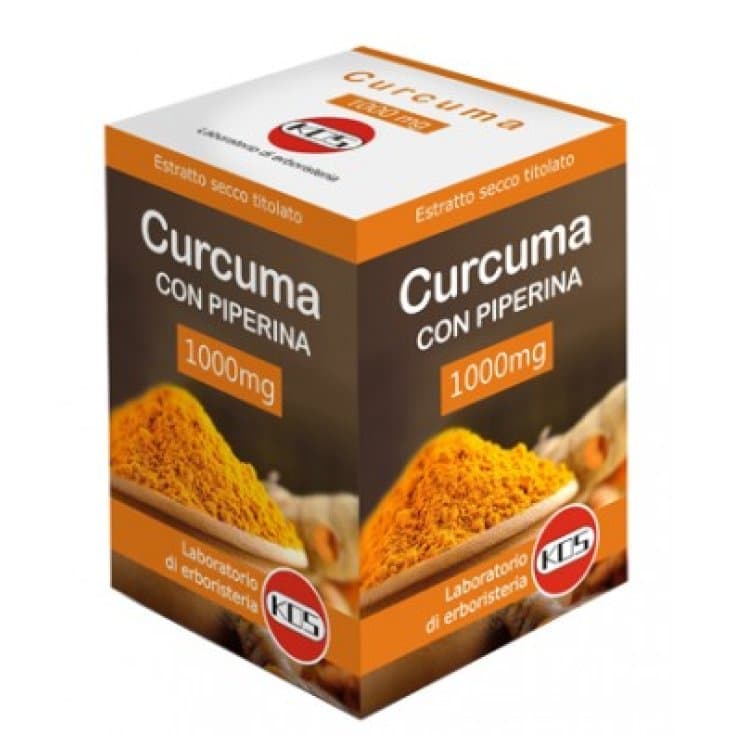 Cúrcuma + Piperina 1 g – 30 comprimidos KOS