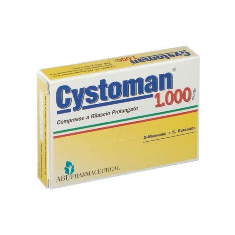 D-Manosa 500 mg + Saccharomyces boulardii – 12 comprimidos | Cystoman 1000