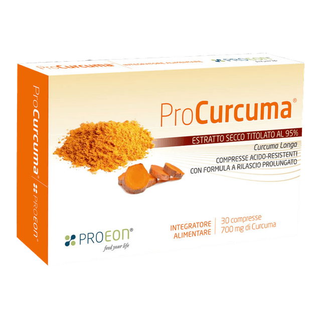 Procurcuma con Cúrcuma – 30 comprimidos