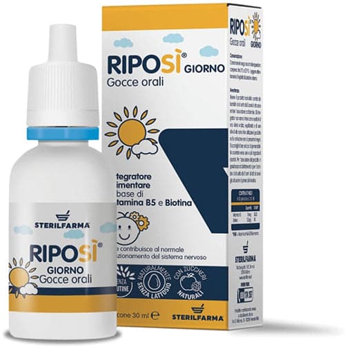 Calcio + Biotina – 30 ml | Riposi' Giorno Gotas Orales