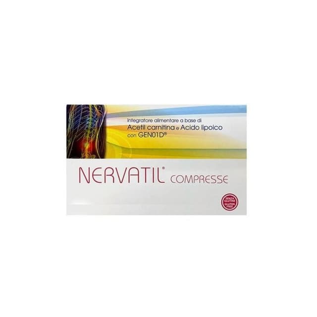 Nervatil – L-Carnitina + Ácido Alfa-Lipoico – 60 comprimidos