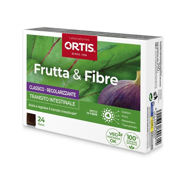 Frutta e Fibre Classic – 24 cubos masticables de fruta