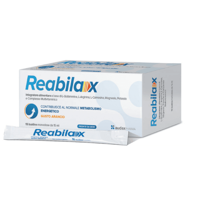 L-Glutamina + L-Arginina + L-Carnosina – 16 sobres | Reabilax