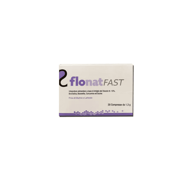 Flonat Fast – Probióticos con bacterias lácticas – 20 comprimidos