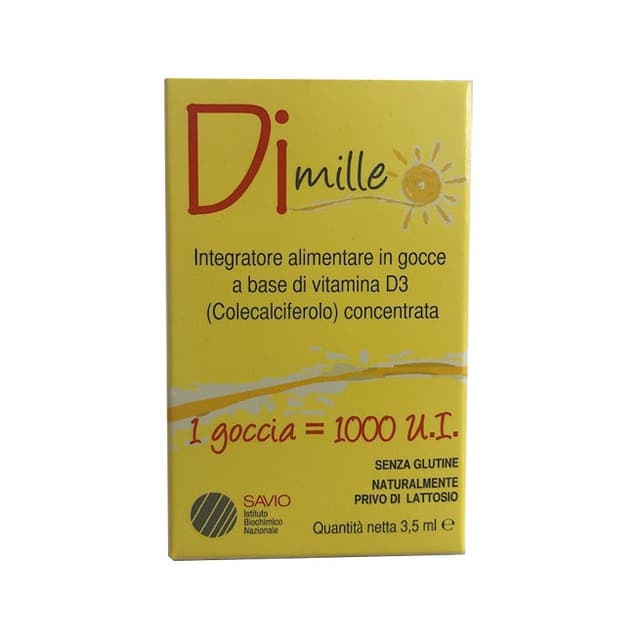 Vitamina D3 62.500 µg – 3,5 ml concentrado líquido | Dimille Gotas