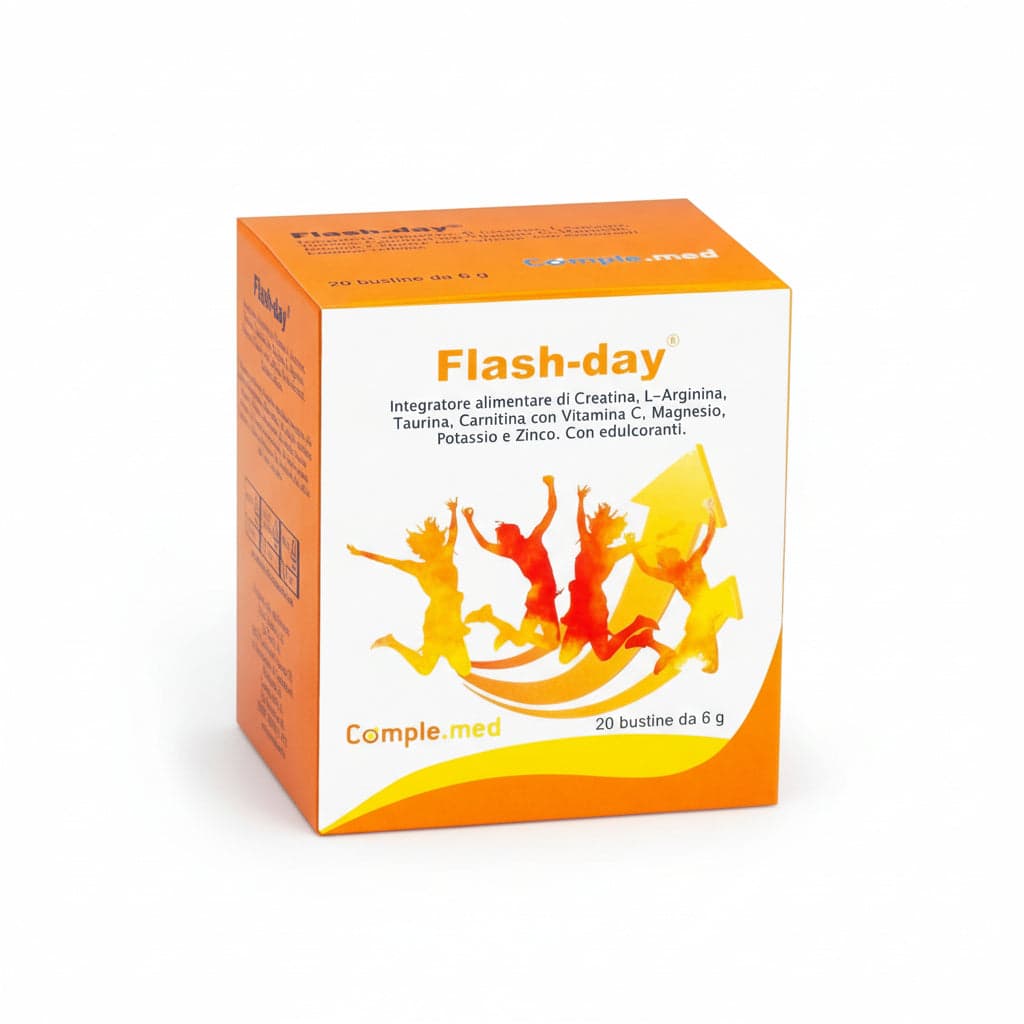Flash Day Potasio 600 mg + Creatina – 20 sobres