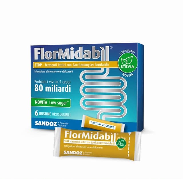 Probióticos con bacterias lácticas – 6 sobres con estevia | Flormidabil Stop