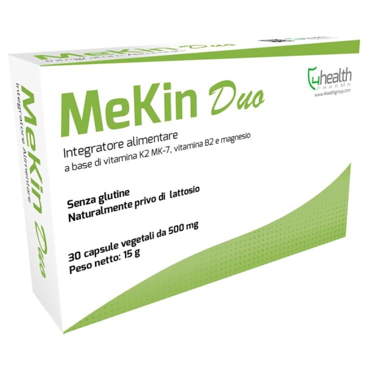 Magnesio 56,25 mg + Vitamina B2 – 30 cápsulas | Mekin Duo