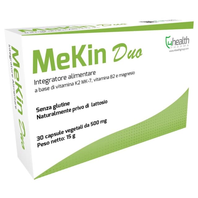 Magnesio 56,25 mg + Vitamina B2 – 30 cápsulas | Mekin Duo