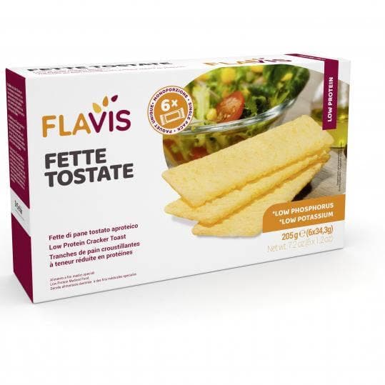 Flavis Fette Tostate – Biscotes bajos en proteínas 205 g