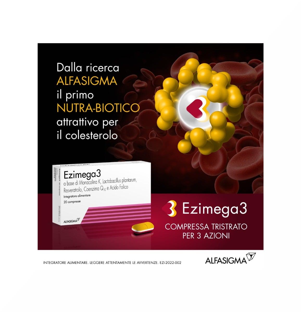Arroz de levadura roja + Coenzima Q10 – 20 comprimidos | Ezimega 3