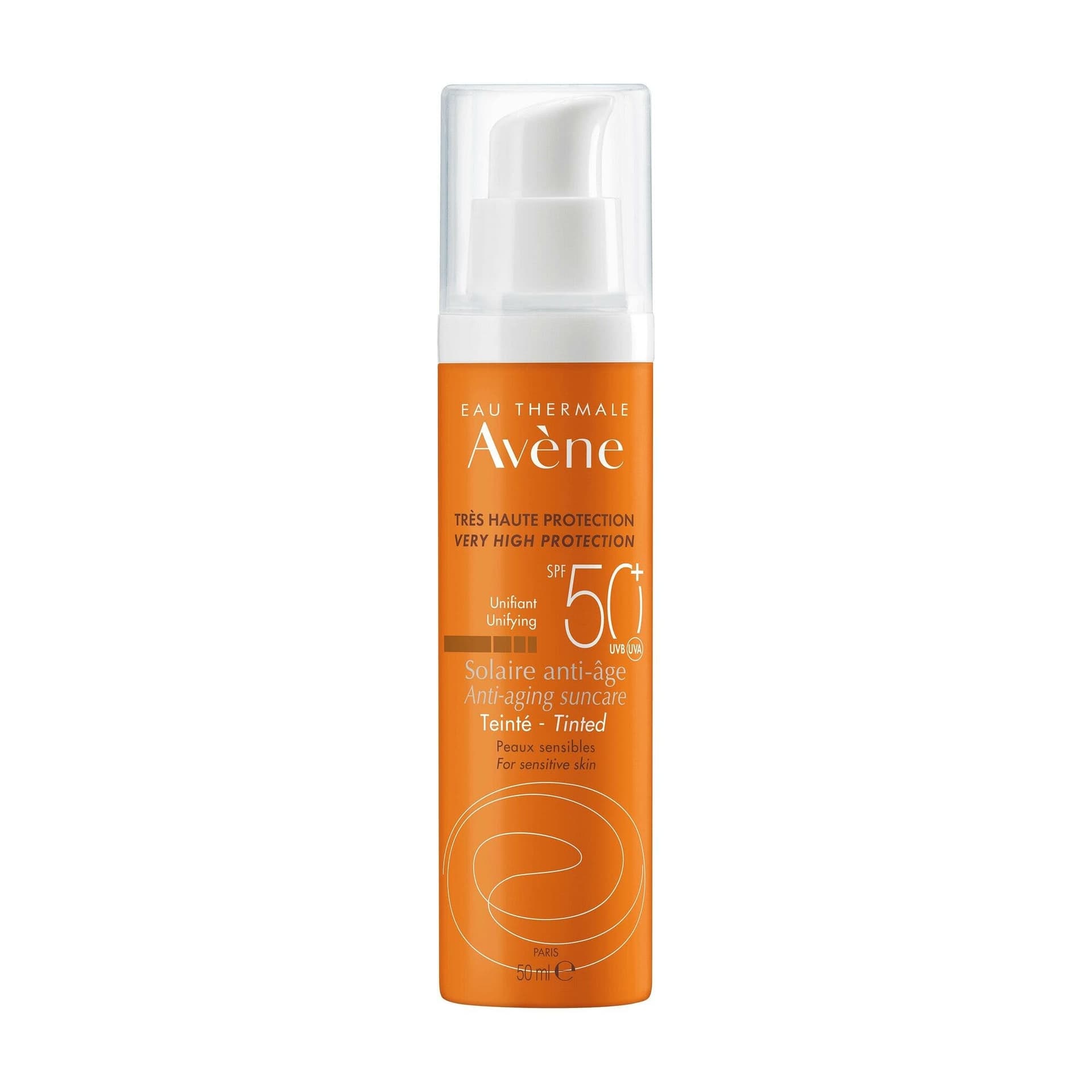 Avène Protección Solar Antiedad con Color FPS 50+ – Crema facial