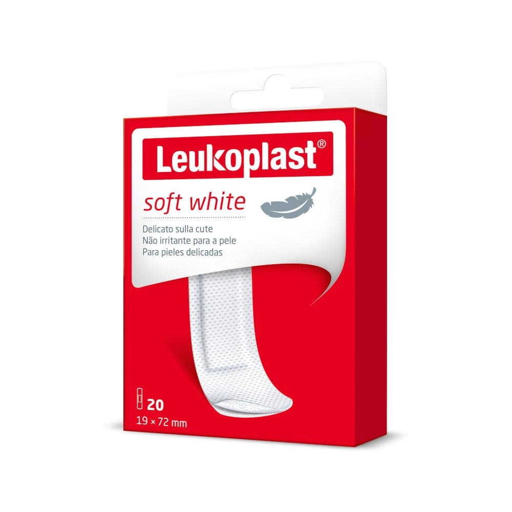 Leukoplast Soft White – 20 apósitos 72×19 mm