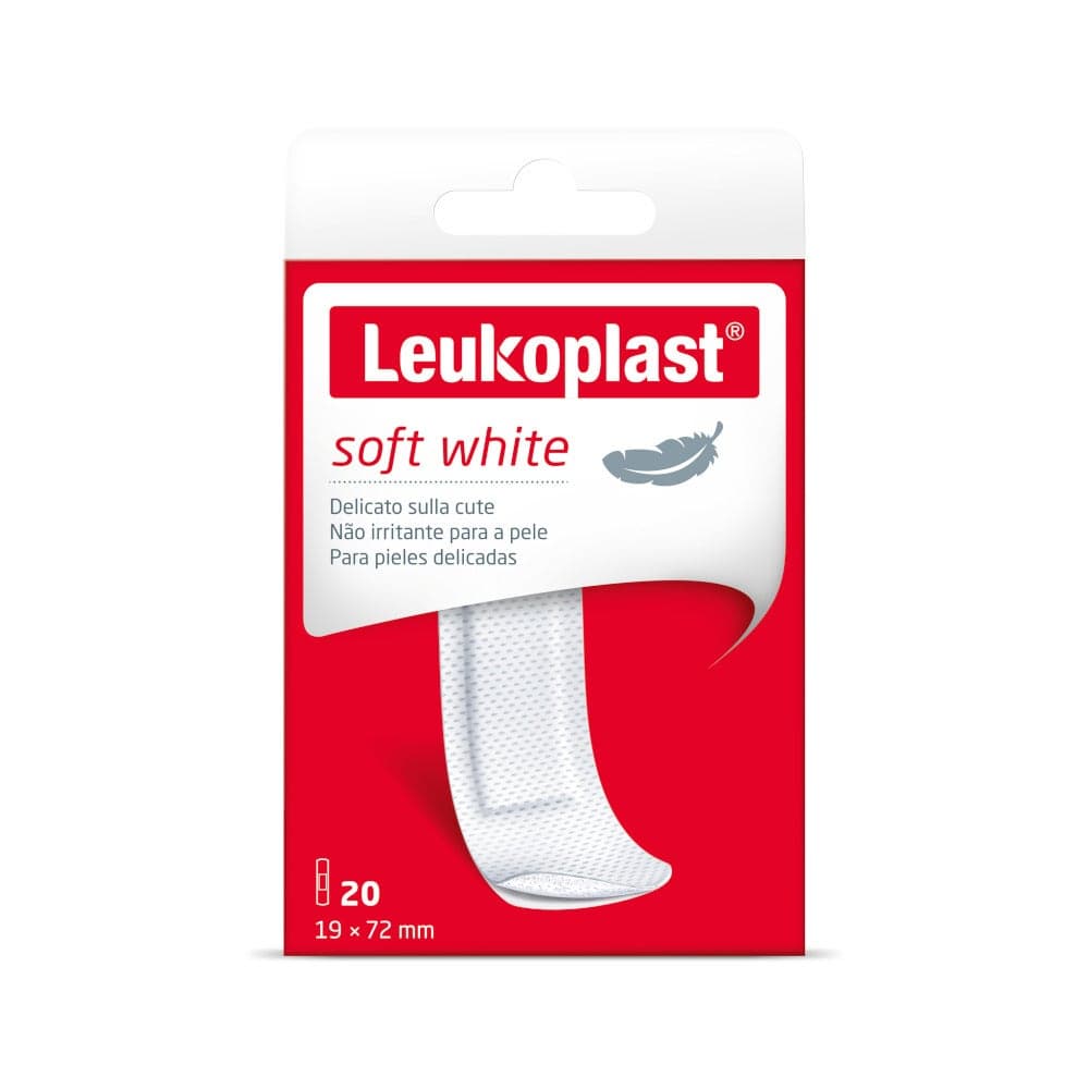 Leukoplast Soft White – 20 apósitos 72×19 mm