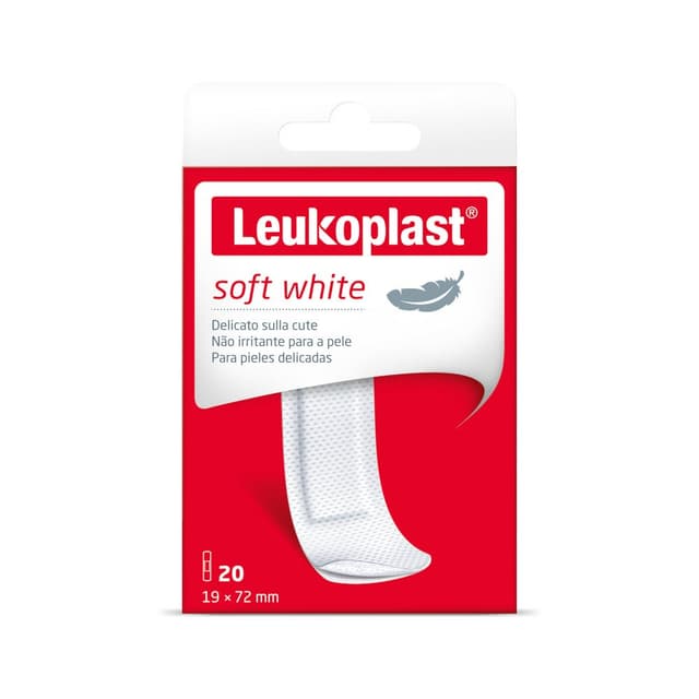 Leukoplast Soft White – 20 apósitos 72×19 mm