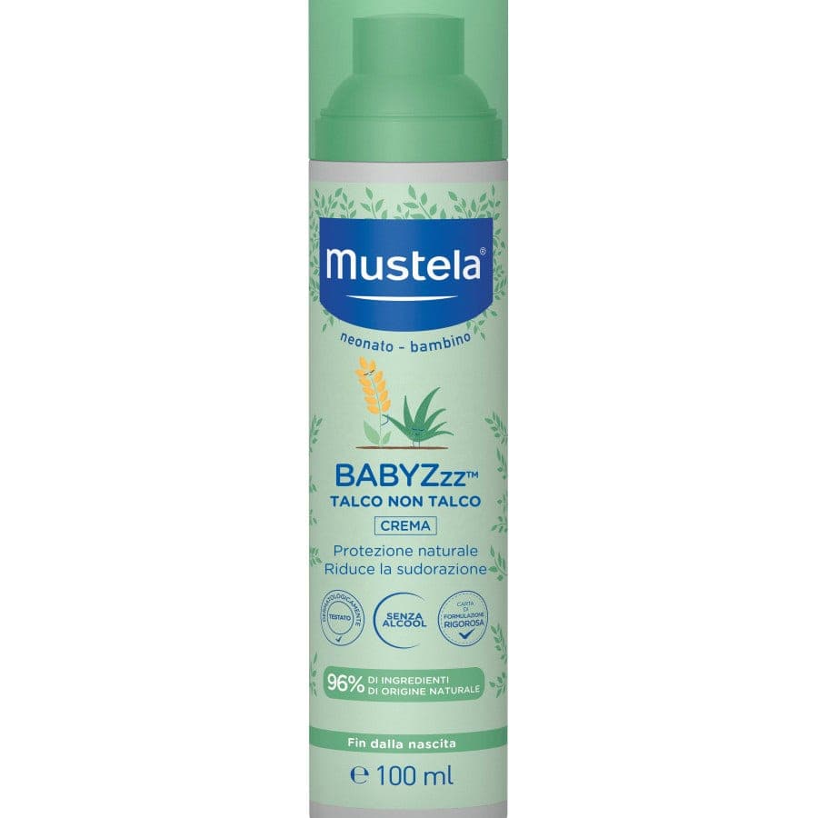 Mustela Babyzzz Polvo sin talco – Polvo de cuidado para piel de bebé