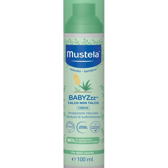 Mustela Babyzzz Polvo sin talco – Polvo de cuidado para piel de bebé