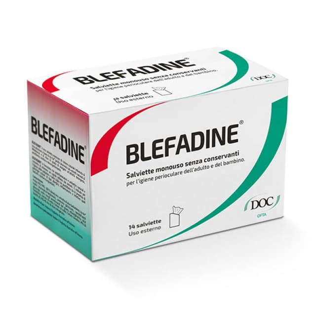 Blefadine – Toallitas oculares estériles, 14 unidades